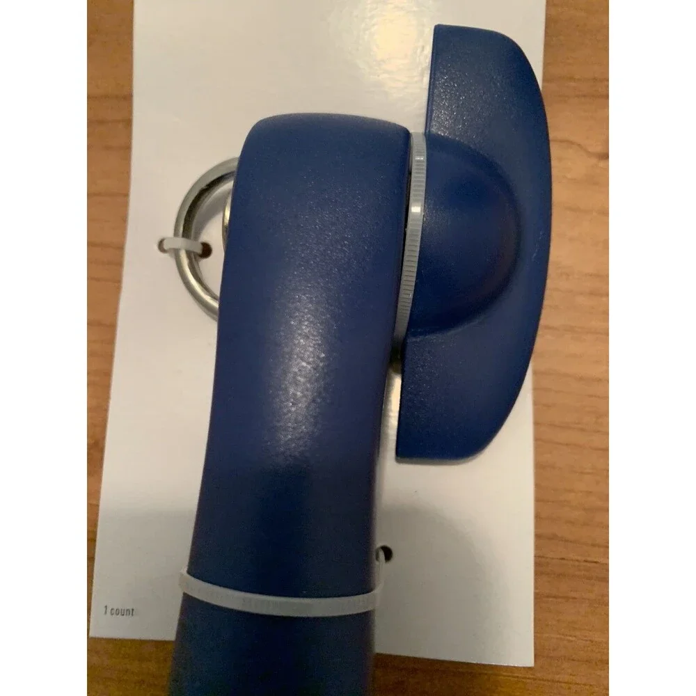 Room Essentials Manual Can Opener Hard Plastic & Medal Blue